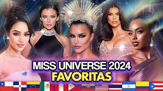 FAVORITAS a GANAR en Miss Universo 2024 👑 [upl. by Arick]