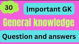 30 GK Question and AnswersQuizGeneral knowledge malayalam Easy General knowledge questions [upl. by Sac]