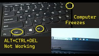 My Computer Freezes AltCtrlDelete Key not working [upl. by Wilmer]