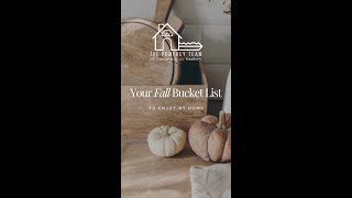 Your Fall Bucket List [upl. by Madge]