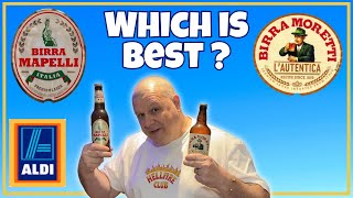 Is Aldis Birra Mapelli as good as Genuine Birra Moretti Lets find out [upl. by Erret352]