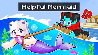 Best of Minecraft  Helpful Mermaid Story [upl. by Lanae]