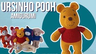 Ursinho Pooh amigurumi passo a passo Turma completa do ursinho Pooh amigurumi [upl. by Osnofedli]