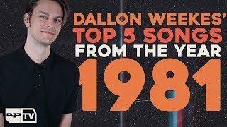 Dallon Weekes of iDKHOW Top Five Songs From The Year 1981  AP [upl. by Yrroc]