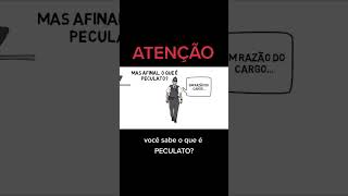 O que é peculato  peculato concurso concursospúblicos concursosabertos [upl. by Elokyn611]