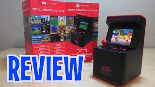 Mini Retro Arcade Machine  DreamGear  UNBOXING amp FULL REVIEW [upl. by Nirred157]