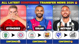 ALL LATEST CONFIRMED TRANSFER NEWS 2024 ✅🔥 [upl. by Ylrad]