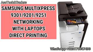 Samsung 930192019251 Network Connection Direct Printing Installation Setup UrduHindi [upl. by Vyner]