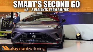 smart 3 Lands 3 Variants Max 455km Range from RM175k  NewsUpdate [upl. by Uriah]