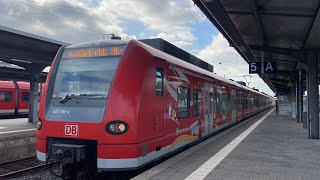 425 261 „20 Jahre SBahn RheinNeckar“ auf dem SE14 in FrankfurtHöchst [upl. by Emery244]