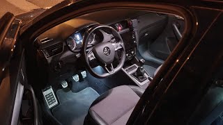 Skoda Octavia III FL 2018  Footwell Installation [upl. by Ecnaralc1]