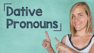 The Dative Case in German  Part 3 Personal Pronouns  A1A2 with Jenny [upl. by Territus]