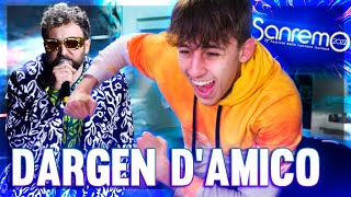 Dove Si BallaðŸ”¥ REACTION a Dargen DAmico  Terza Serata SANREMO 2022 [upl. by Cade]