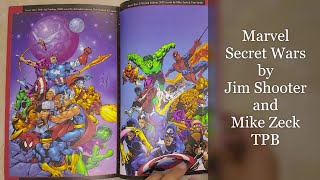 Marvel Secret Wars TPB by Jim Shooter and Mike Zeck review [upl. by Artekal399]