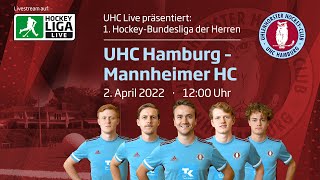 UHC Live  UHC vs MHC  1 Herren Hockey Bundesliga  02042022  1200 h [upl. by Ainej]