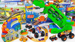 Hot Wheels Collection Unboxing Review ASMR  Hot Wheels City Ultimate TRex Transporter [upl. by Golter]