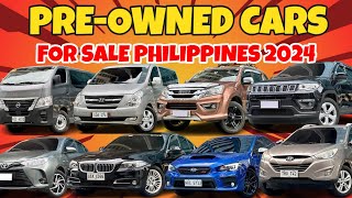 Pre Owned Cars List For Sale in the Philippines [upl. by Gaskins253]