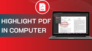 How To Highlight In PDF In Computer Laptop Or PC  2 Simple Methods Microsoft Edge Browser amp Word [upl. by Larrie]