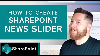 How To Create Your Own SharePoint News Slider  SharePoint Carousel [upl. by Nathanil581]