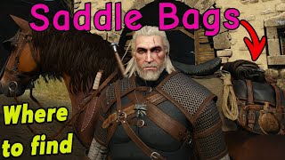 Where can I buy saddlebags in Witcher 3 [upl. by Brag]