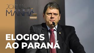 Tarcísio de Freitas elogia a distribuição de energia do Paraná [upl. by Frankhouse]