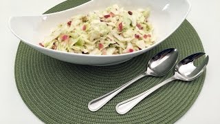 lauwarmer Krautsalat mit Speck aus dem Thermomix [upl. by Nosdivad]