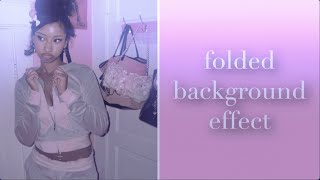 folded background effect  after effects tutorial [upl. by Amairam]