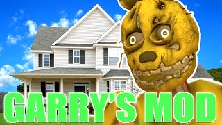 SPRINGTRAP VISITS HOME  Gmod Plushtrap Mod Garrys Mod [upl. by Suiradel]