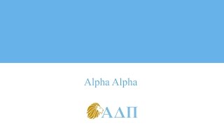 Alpha Alpha Alpha Delta Pi Song [upl. by Gearard]