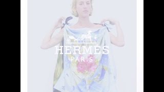 How To Wear An Hermes Scarf As A Top  StyleTribute [upl. by Albert]