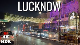 Lucknow City  4K HDR  Short Tour  Capital of UP  India  Advanced City [upl. by Shanly214]