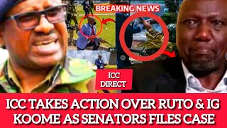 ITS OVER ‼️ RUTO amp IG KOOME IN TROUBLE AS SENATORS TAKE THEM TO ICC [upl. by Mosnar774]