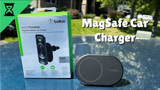 Belkin BoostCharge MagSafe Car Charger Review [upl. by Deerdre]