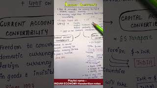 Currency Convertibility Part4  ECONOMICS  Lec110  Handwritten notes  An Aspirant [upl. by Bast]