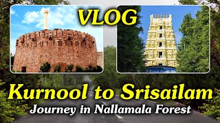 VLOG7  KURNOOL TO SRISAILAM JOURNEY  Drive In Nallamala  Srisailam Temple Vlog  Travel Vlog [upl. by Zoila]