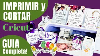 Como Imprimir y Cortar con Cricut GUIA COMPLETA para Principiantes y TODO lo que Necesitas Saber [upl. by Godfrey]