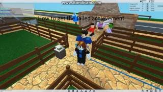 How to get the jailed achievement in Roblox Theme Park Tycoon 2 [upl. by Ahseyn]