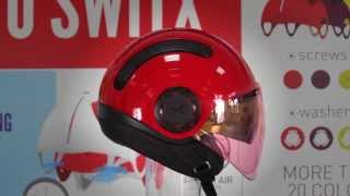 Tutorial NEXX SWITX SX10  How to Customize your SWITX SX10 Helmet [upl. by Artap]