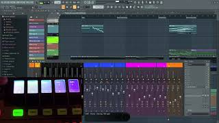 Presonus Faderport 8 with FL Studio  Extender [upl. by Menis]