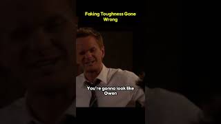 Faking Toughness Gone Wrong comedy howimetyourmother funny [upl. by Lihkin268]