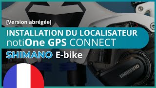 Installation du localisateur notiOne GPS Connect dans le moteur Shimano  eBike  raccourci [upl. by Taran583]