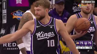 Domantas Sabonis 12 pts 15 reb 5 ast vs Los Angeles Lakers  20231029 [upl. by Iramat433]