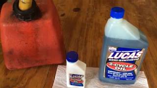 2 cycle oil mix made simple [upl. by Higginbotham]