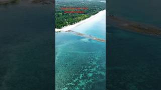 Baigad Bantayan white sand beachbantayanislandbeachdroneshortsfeedtrendingviralshortvideo [upl. by Swanhilda]