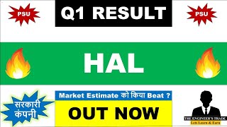 HAL Q1 Results 2025  HAL results today  HAL share latest news today  HAL latest news  HAL Share [upl. by Anitsuj686]