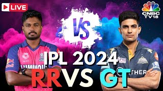 IPL 2024 LIVE RR vs GT LIVE Match  Rajasthan Royals vs Gujarat Titans LIVE Score  Cricket  N18L [upl. by Markson428]