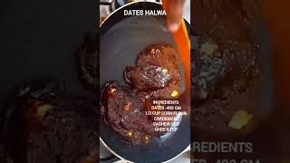 Healthy Kajur halwa shorts No add suger  dates halwa [upl. by Ennaitak]