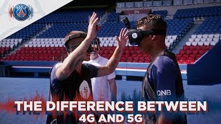 The difference between 4G and 5G on the field with Thiago Silva Marco Verratti [upl. by Nerradal]