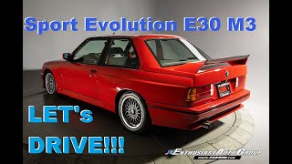 Lets Drive 1990 Sport Evolution E30 M3 Homologation  13K Miles [upl. by Kilk]