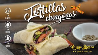 🌮 RAPIDITAS sin TACC 🇲🇽 Tortillas masa para tacos fajitas wraps etc  Recetas SIN GLUTEN [upl. by Akiemat]